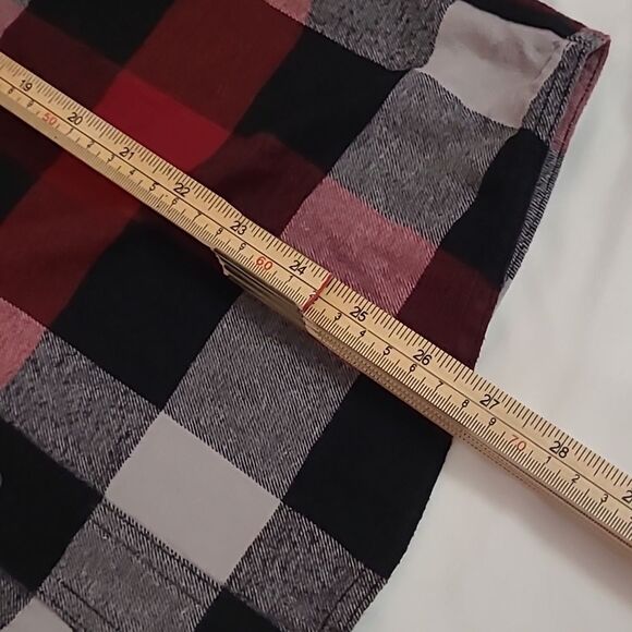 RedHead Black Red Flannel Shirt Button Down Mens Sz S Shacket Cotton - Picture 6 of 9